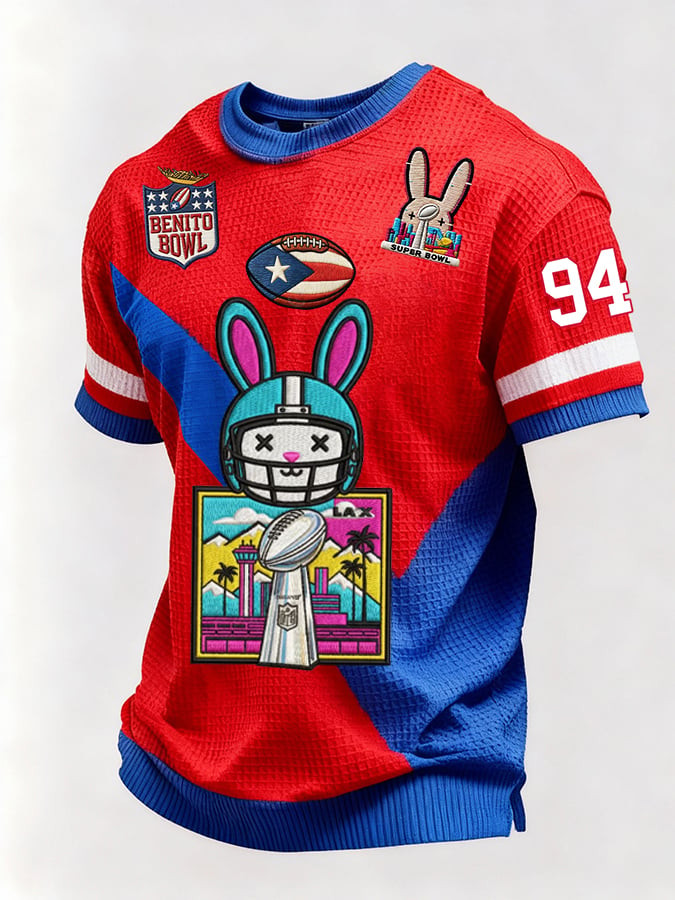 Bad Bunny Super Bowl Merch 2026 Puerto Rican Football Team T-Shirt Benito Bowl Fan Gift
