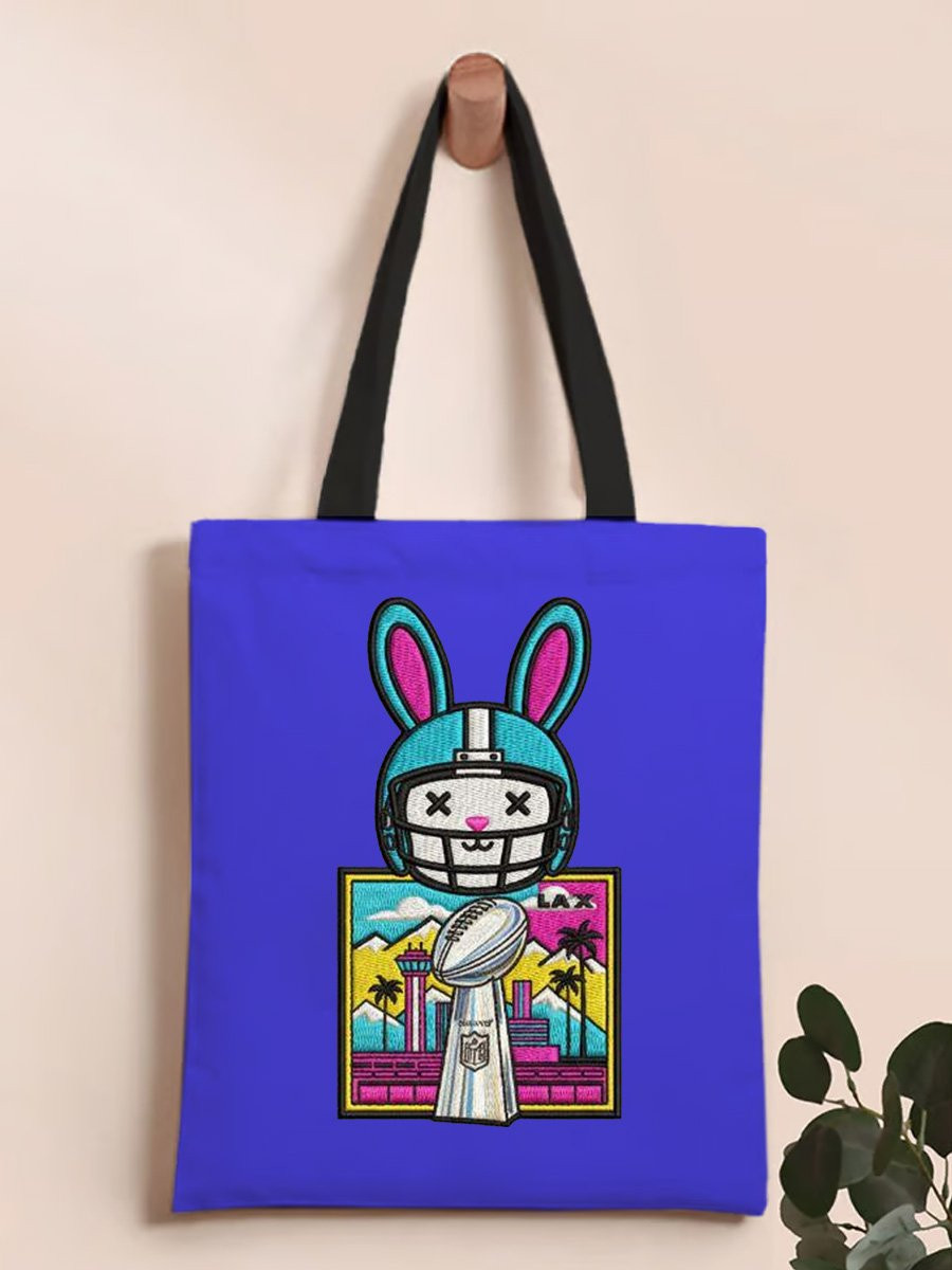 Bad Bunny Super Bowl Merch 2026 Puerto Rican Football Tote Bag Benito Bowl Merch Gifts For Her