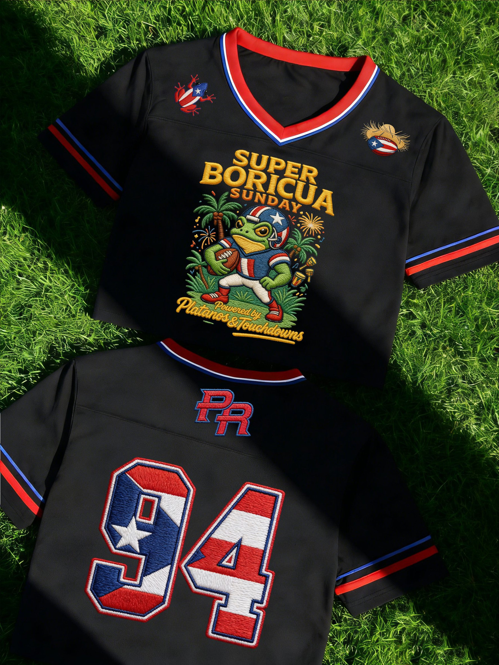 Bad Bunny Super Bowl Merch 2026 Super Boricua Sunday Jersey Puerto Rican Football Fan Gifts