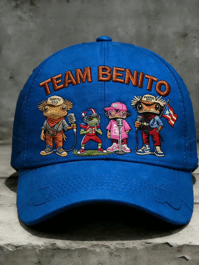 Bad Bunny Super Bowl Merch 2026 Team Benito Bowl Hat Embroidered Puerto Rican Football Fan Merch