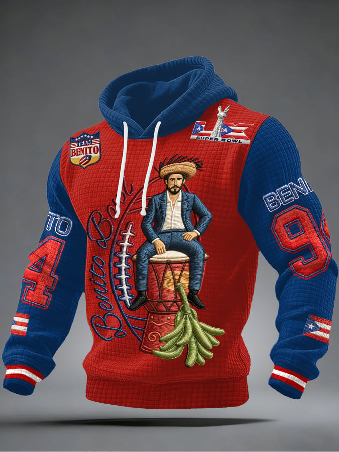 Bad Bunny Super Bowl Merch 2026 Team Benito Bowl Hoodie Bad Bunny Hoodie Puerto Rican Merch