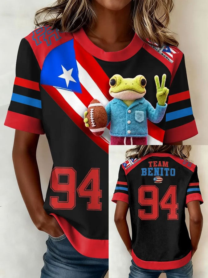 Bad Bunny Super Bowl Merch 2026 Team Benito Bowl Shirt Puerto Rican Football Game Day Shirt