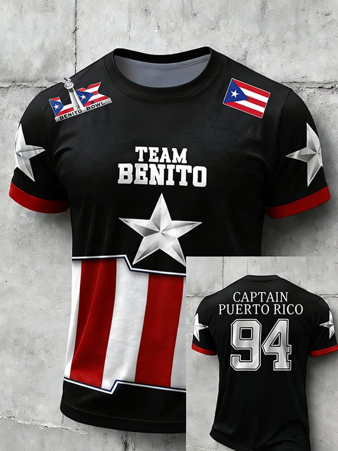 Bad Bunny Super Bowl Merch 2026 Team Benito Bowl Shirt Puerto Rican Football T-Shirt Fan Merch