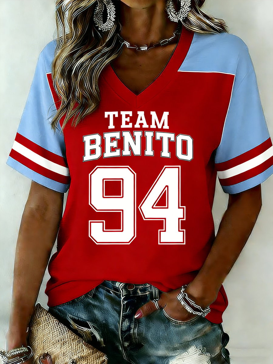 Bad Bunny Super Bowl Merch 2026 Team Benito Bowl V-Neck Shirt Game Day Bad Bunny Website