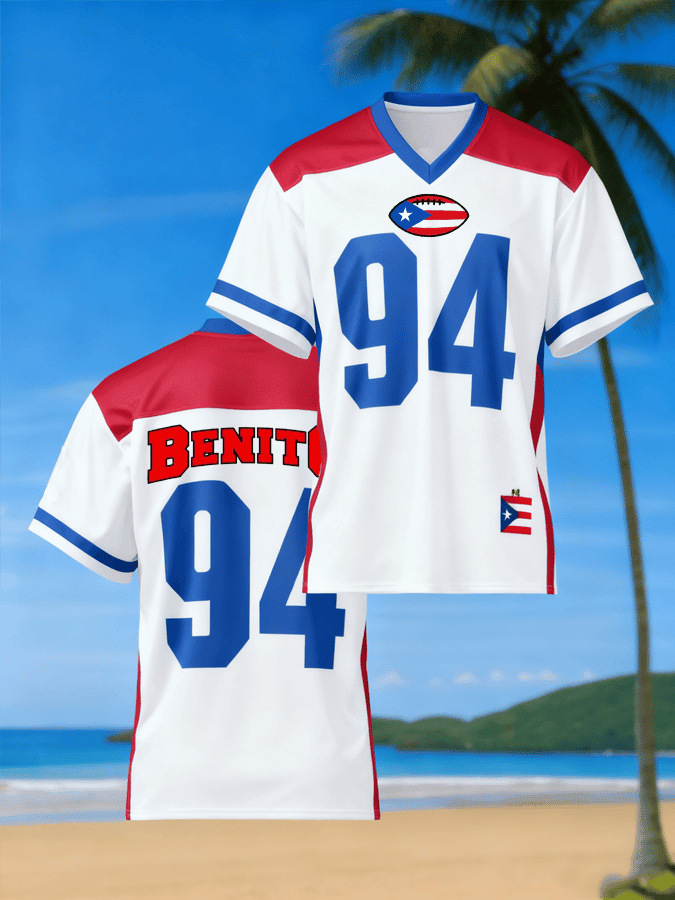 Bad Bunny Tour 2026 Merch Benito 94 V-Neck Shirt Gift Ideas For Game Day Buffs