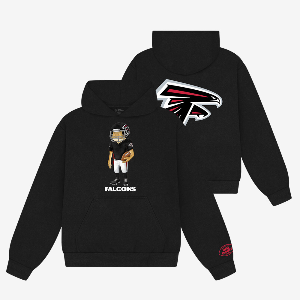 Bad Bunny x Atlanta Falcons Concho Hoodie Bad Bunny Super Bowl 2026 Merch Fan Gift
