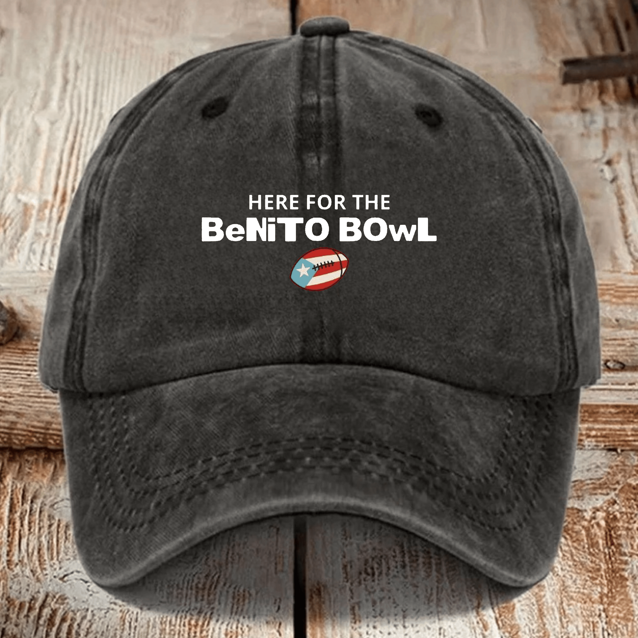 Bad Bunny X Benito Bowl Merch Hat Here For The Benito Bowl Bad Bunny Baseball Cap