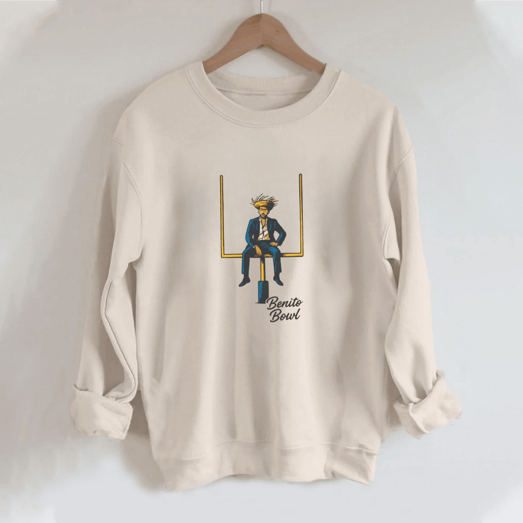 Bad Bunny X Benito Bowl Merch Sweatshirt I'm Here For The Benito Bowl Bad Bunny Apparel