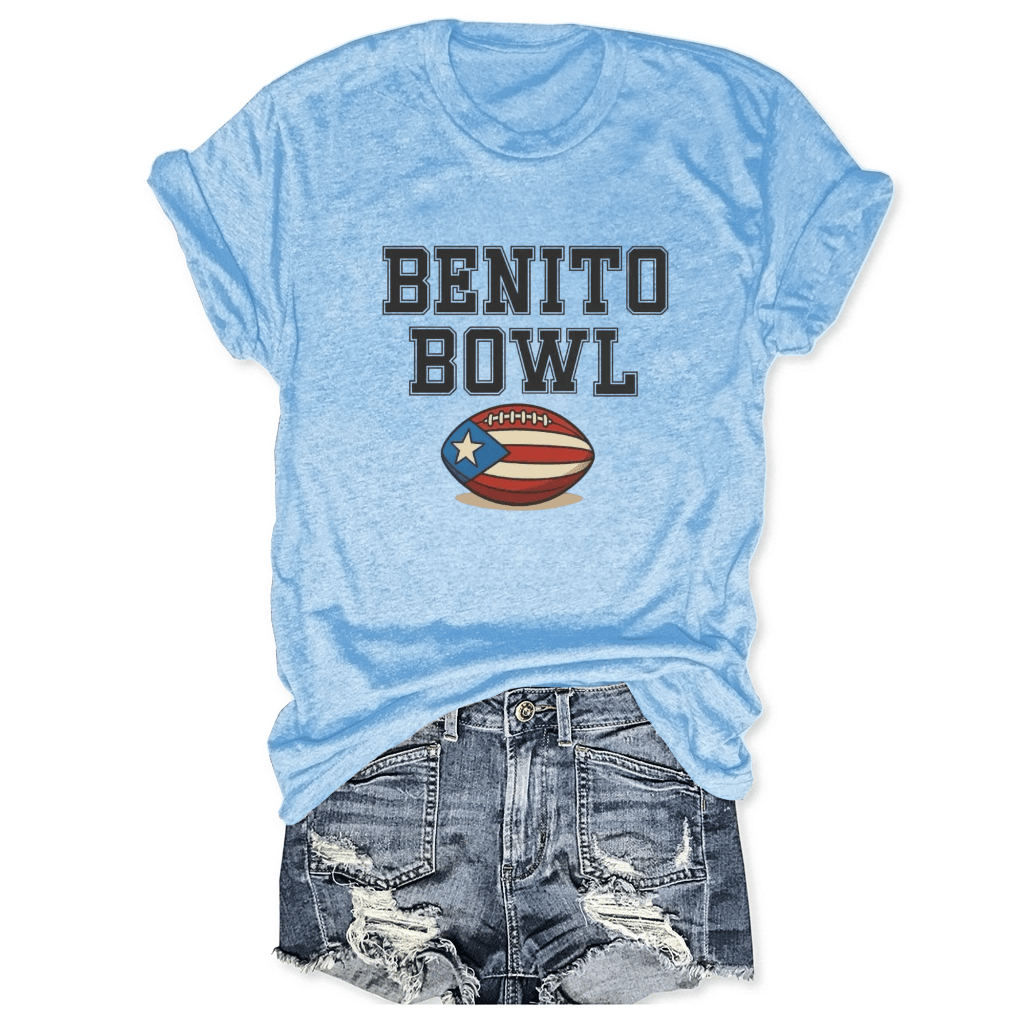 Bad Bunny X Benito Bowl Merch T-Shirt Benito Bowl Bad Bunny Shirt Best Music Fans Apparel