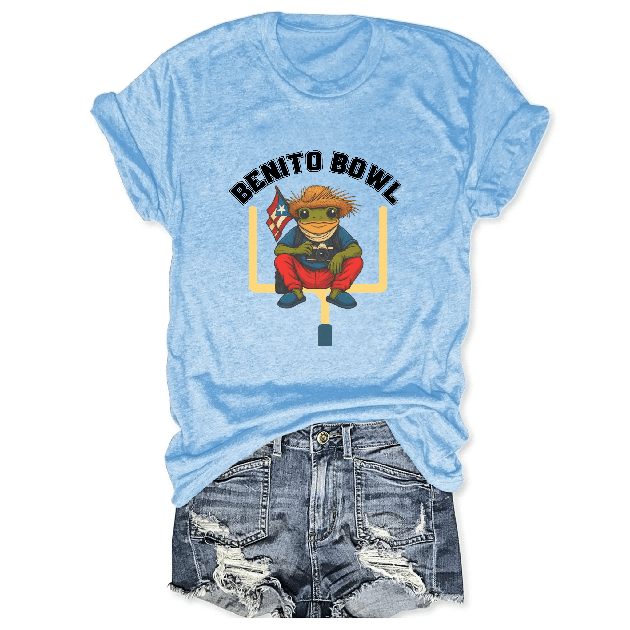 Bad Bunny X Benito Bowl Merch T-Shirt Here For The Benito Bowl Shirt Unique Bad Bunny Clothing