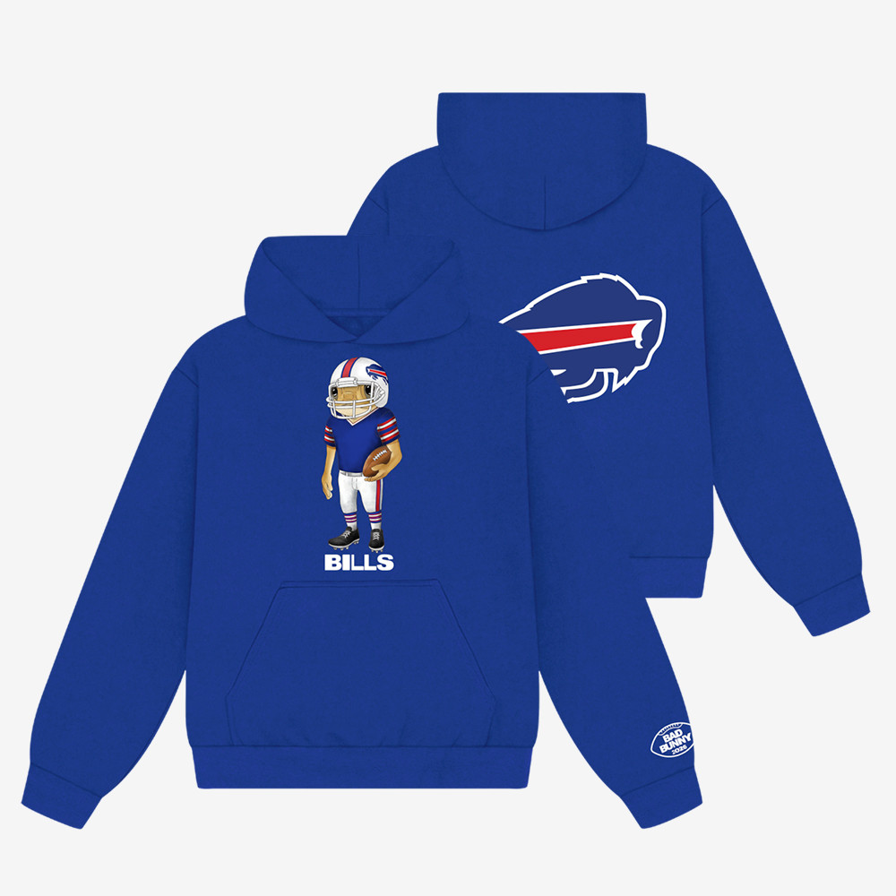 Bad Bunny x Buffalo Bills Hoodie Bad Bunny Super Bowl Halftime Show Merch Benito Fan Gift