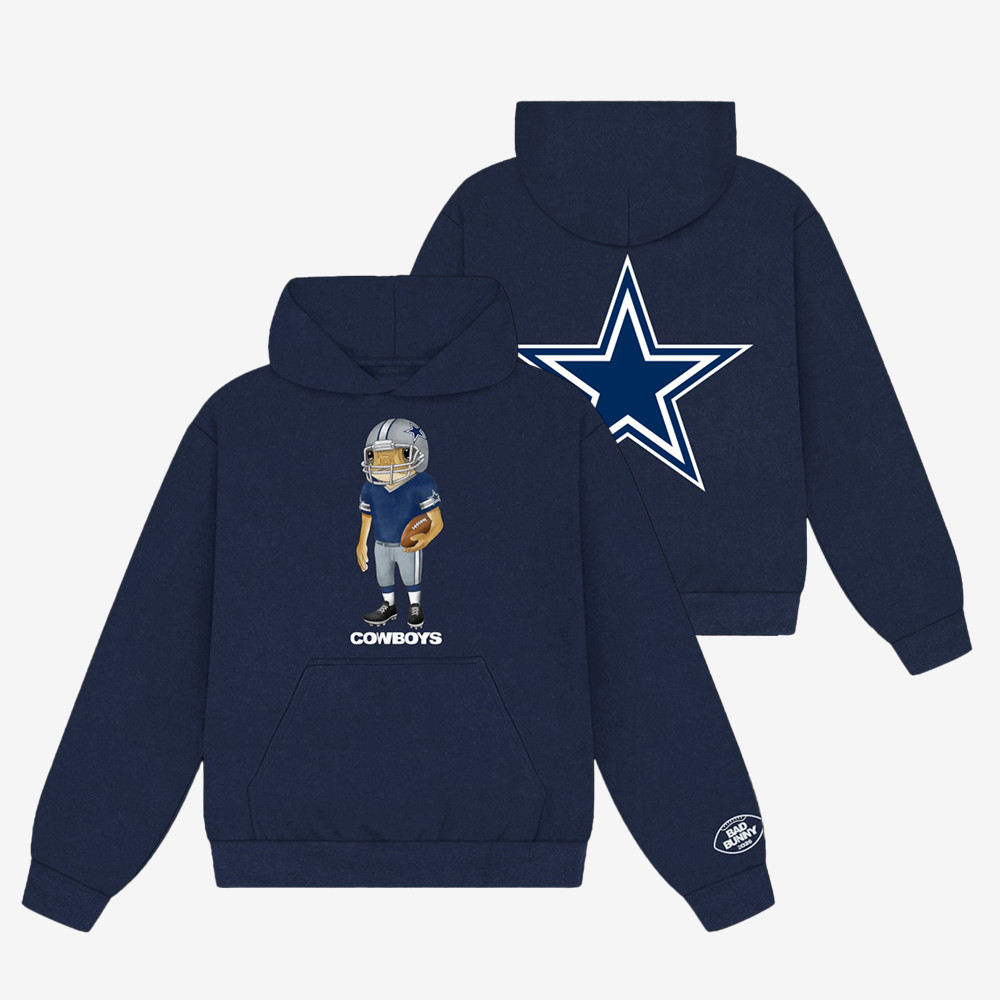 Bad Bunny x Dallas Cowboys Concho Hoodie Bad Bunny Super Bowl 2026 Merch Football Gear