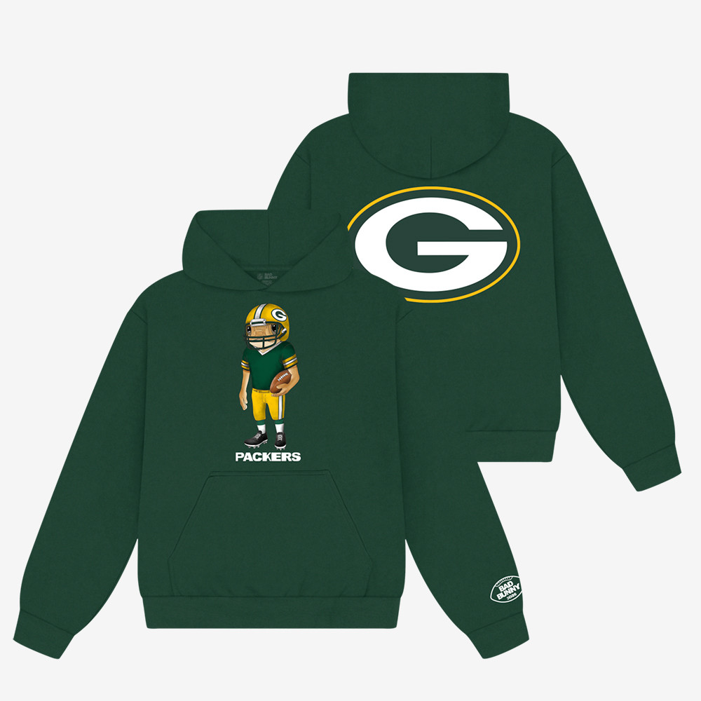 Bad Bunny x Green Bay Packers Concho Hoodie Bad Bunny Super Bowl 2026 Clothing
