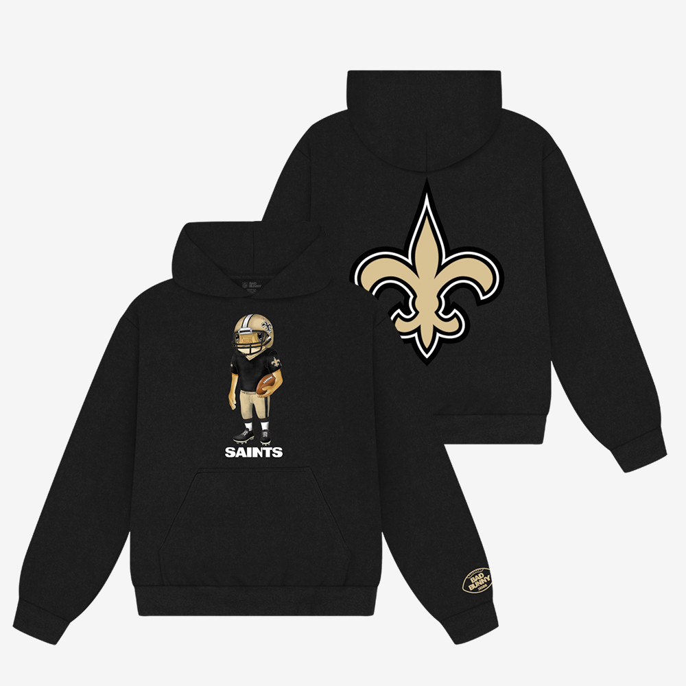 Bad Bunny x New Orleans Saints Hoodie Bad Bunny Benito Bowl Apparel Football Fan Gift