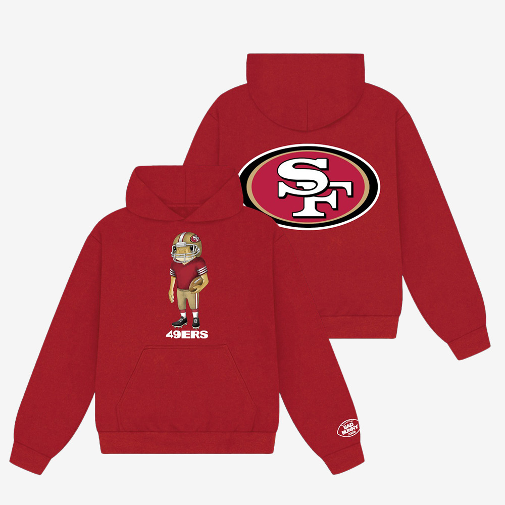 Bad Bunny x San Francisco 49ers Concho Hoodie Bad Bunny Super Bowl 2026 Hooded Sweatshirt
