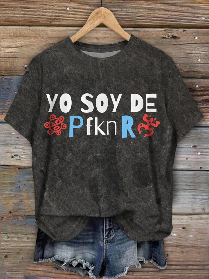 Bad Bunny Yo Soy De PFKNR Puerto Rico T-Shirt Puerto Rican Bad Bunny Merch Gifts For Fans