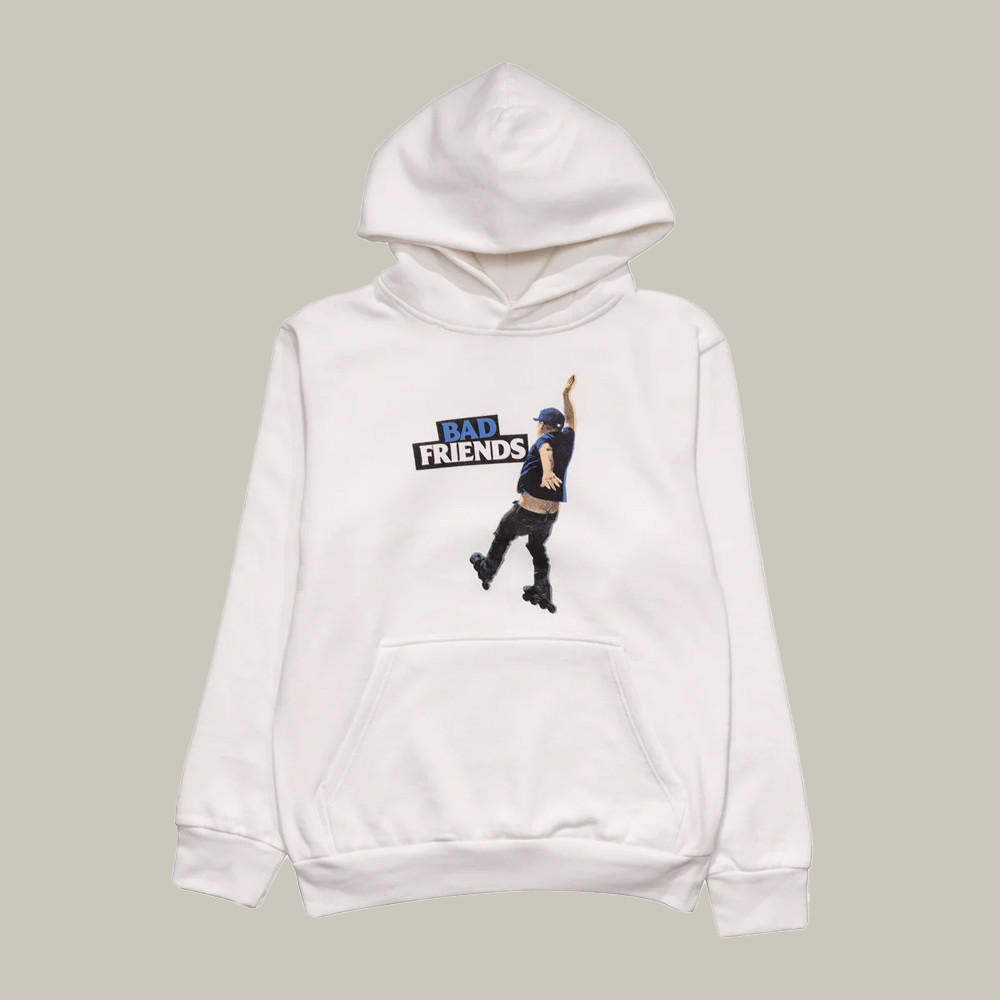 Bad Friends Merch Hoodie Funny Pose Bad Friends Clothing Gifts For Podcast Lovers