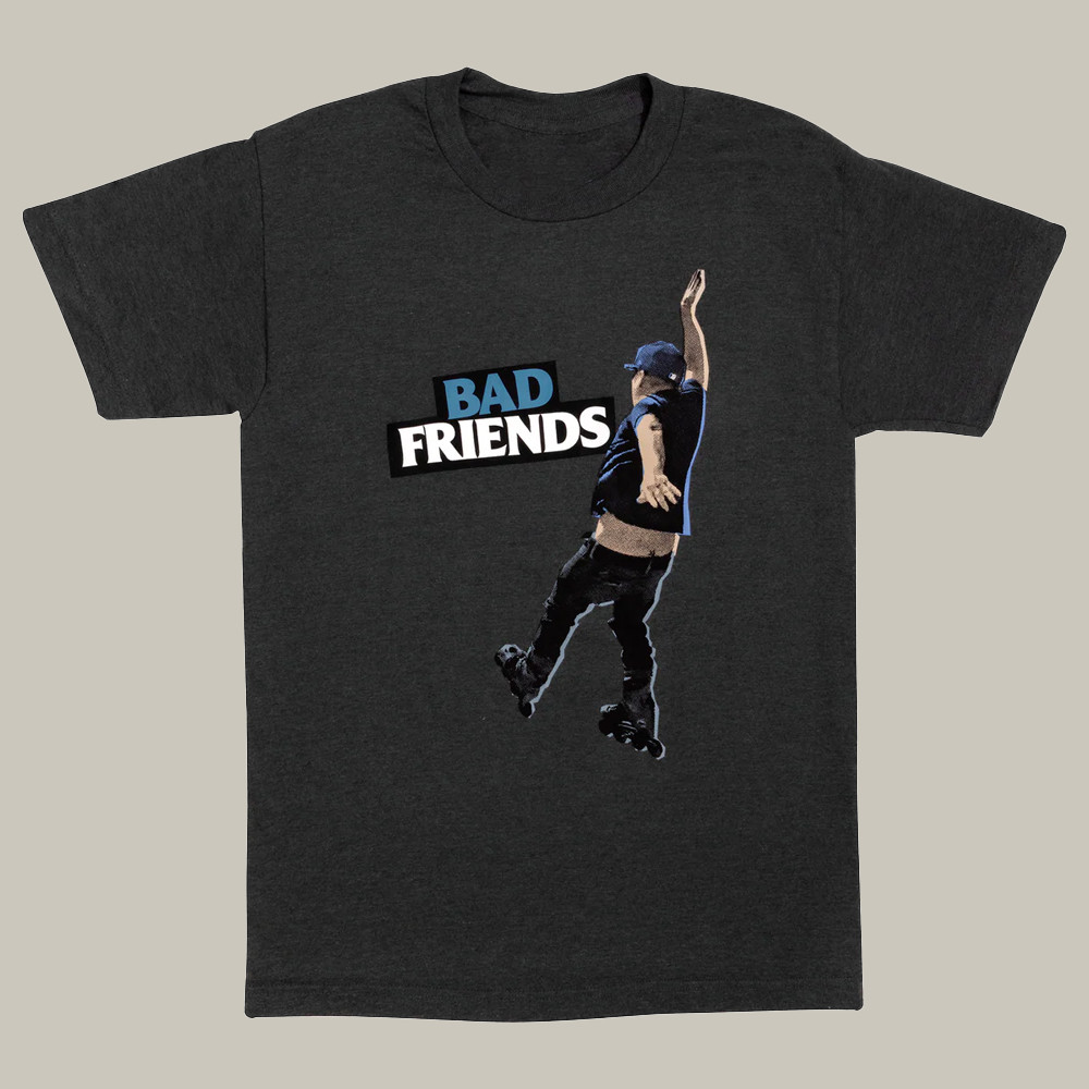 Bad Friends Merch T-Shirt Bobby Falling Bad Friends Clothes Funny Gifts For Men
