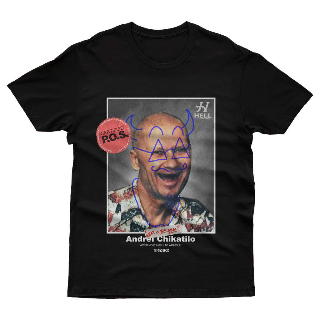 Bad Magic Merch Andrei Chikatilo Yearbook T-Shirt Black Gifts For Best Friends Bad Magic Merch Andrei Chikatilo Yearbook T-Shirt Black Gifts For Best Friends