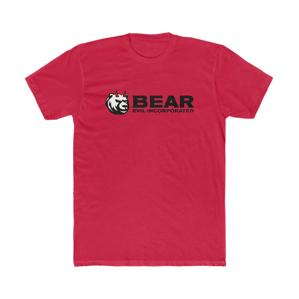 Bad Magic Merch BEAR EVIL Logo Red T-Shirt Gifts For Husband