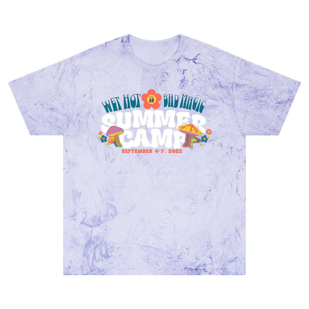 Bad Magic Merch WET HOT 2025 Color Blast T-Shirt Purple Gifts For Best Friends Bad Magic Merch WET HOT 2025 Color Blast T-Shirt Purple Gifts For Best Friends