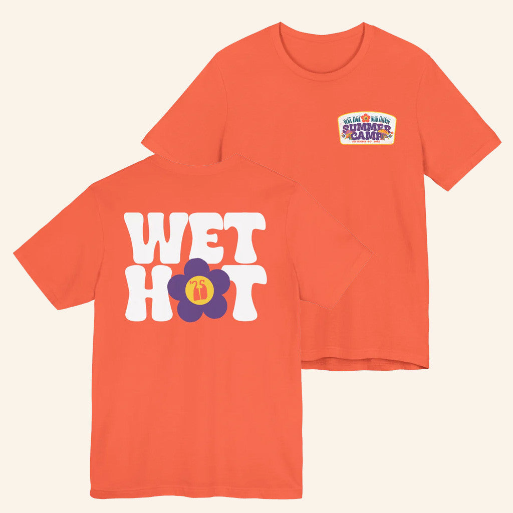 Bad Magic Merch WET HOT 2025 Logo T-Shirt Orange Gift Ideas For Wife Bad Magic Merch WET HOT 2025 Logo T-Shirt Orange Gift Ideas For Wife