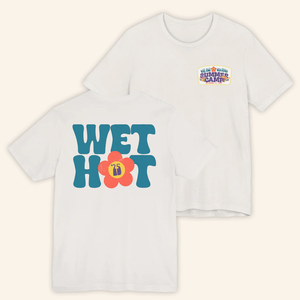 Bad Magic Merch WET HOT 2025 Logo T-Shirt White Gifts For Wife Bad Magic Merch WET HOT 2025 Logo T-Shirt White Gifts For Wife