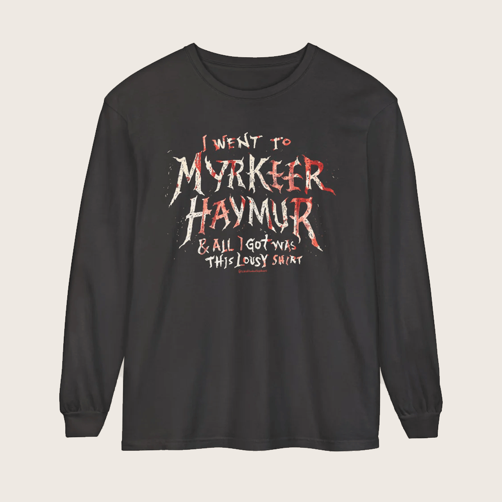 Bad Magic Productions Merch Myrkeer Haymur Long Sleeve T-Shirt Gifts For Son
