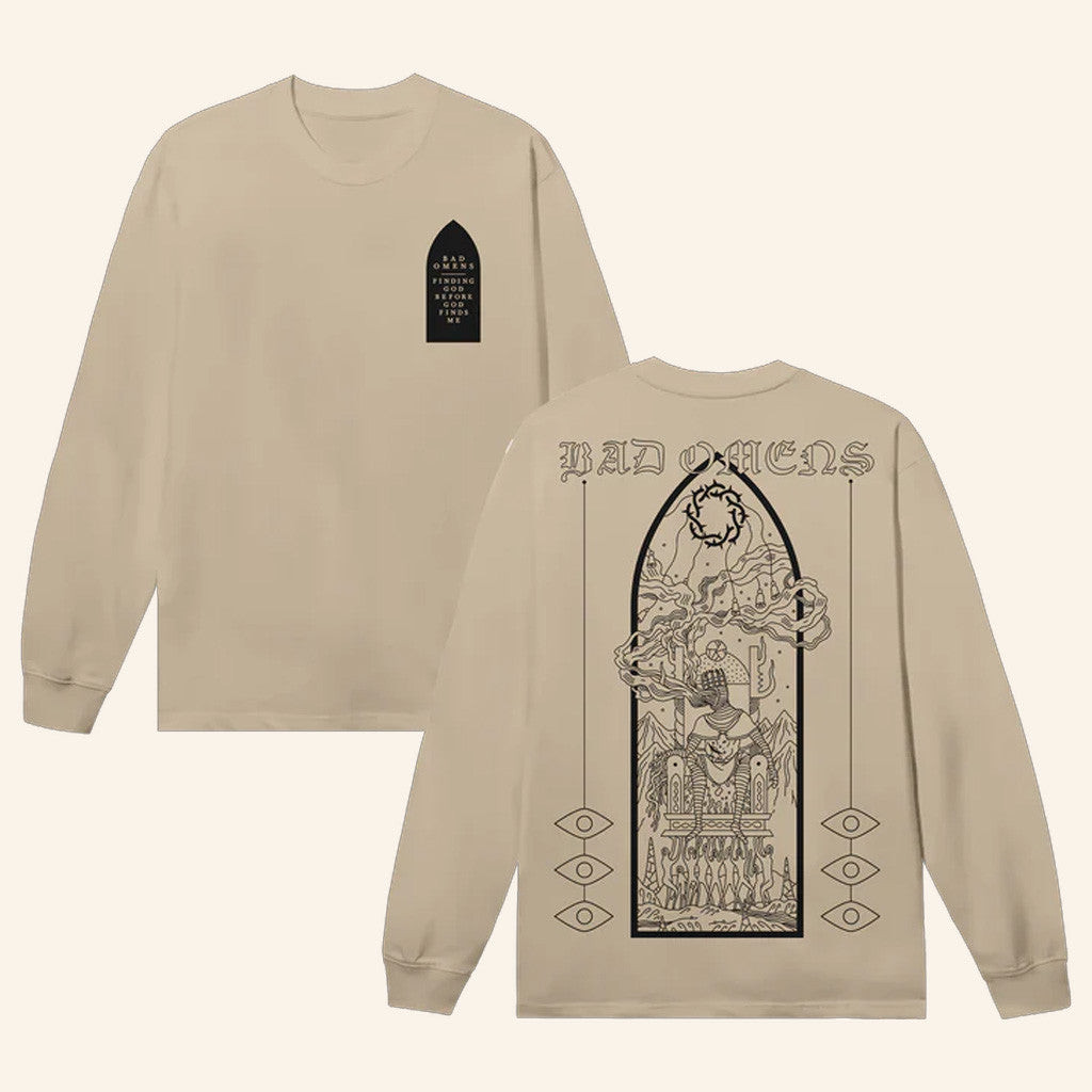 Bad Omens Merch Bad Omens Dethrone Long Sleeve Shirt Gifts For Him Bad Omens Merch Bad Omens Dethrone Long Sleeve Shirt Gifts For Him