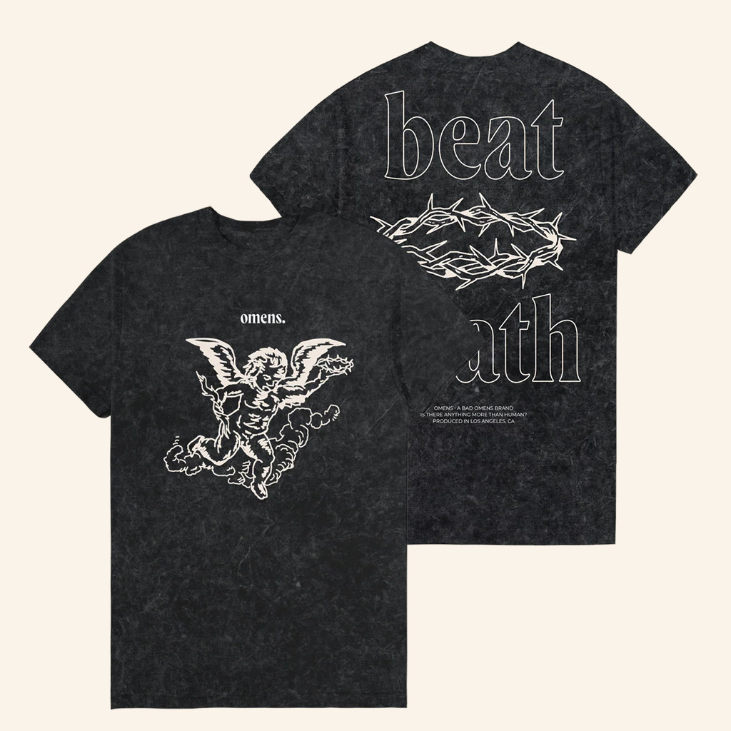 Bad Omens Merch Beat Death T-Shirt Bad Omens Shirt Gifts For Band Fans
