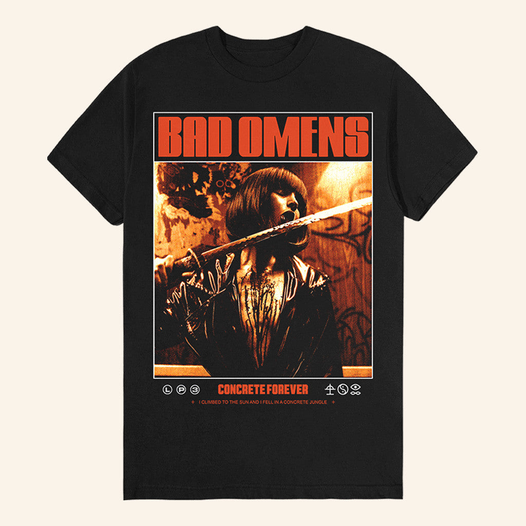 Bad Omens Merch Concrete Forever EU Tour T-Shirt Gifts For Boyfriend Bad Omens Merch Concrete Forever EU Tour T-Shirt Gifts For Boyfriend