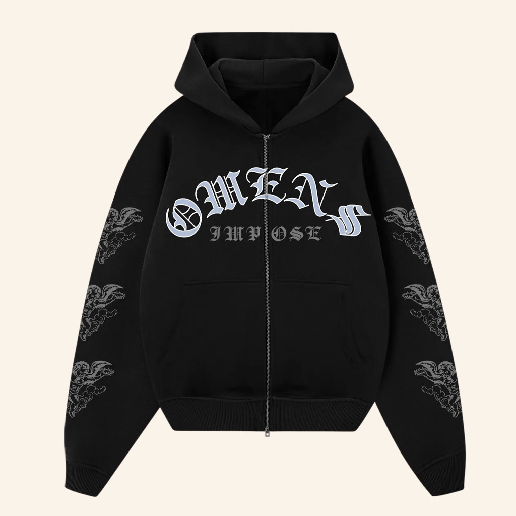 Bad Omens Merch Impose Zip Up Hoodie Gift Ideas For Music Lovers