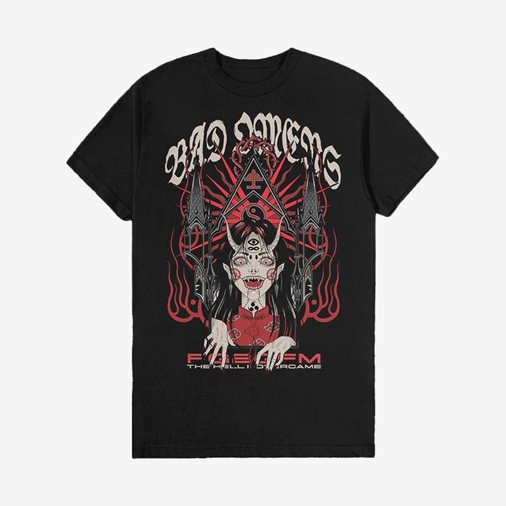 Bad Omens Merch No Religion T-Shirt F Em The Hell I Camo Shirt Bad Omens Fan Gifts