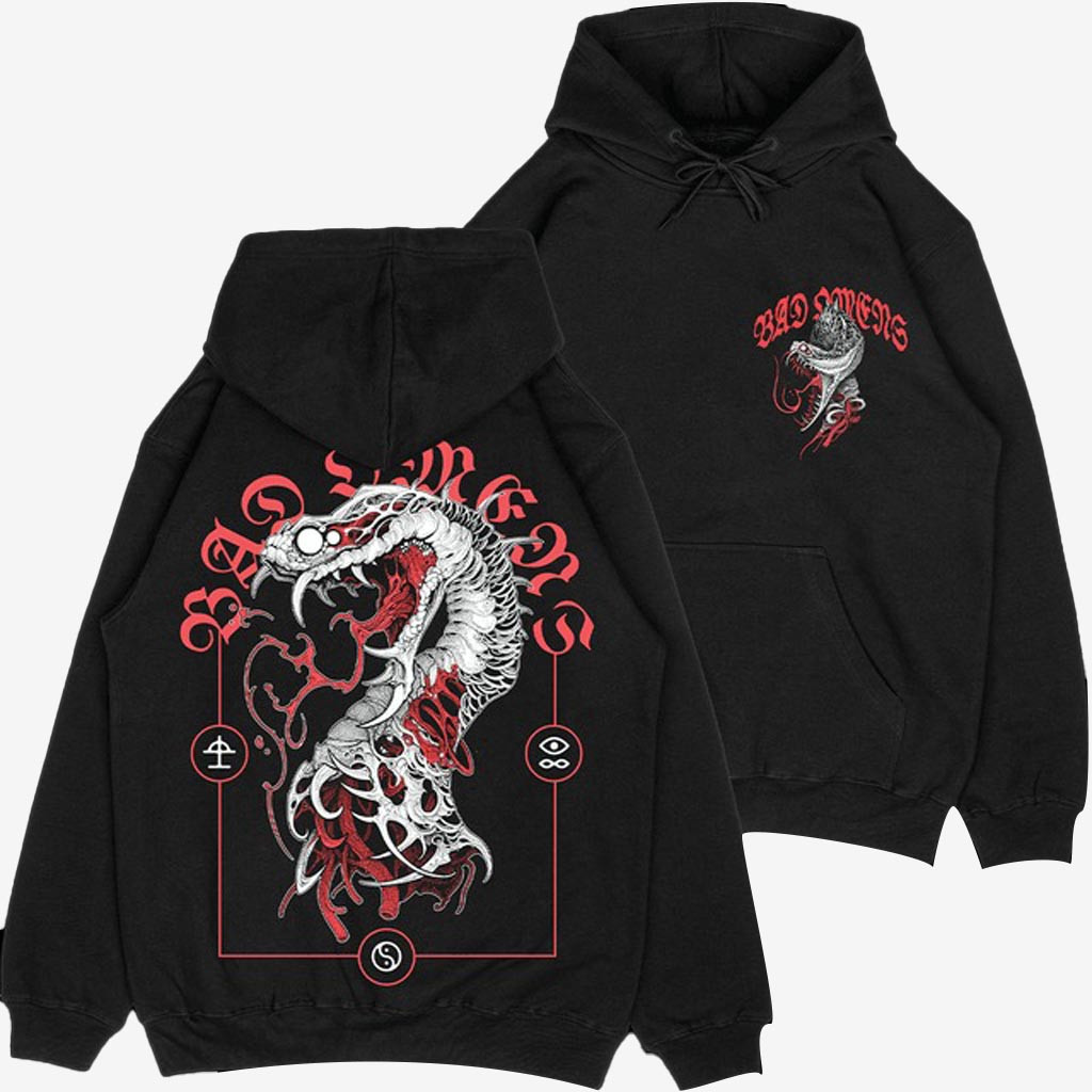 Bad Omens Merch Serpent Tongue Hoodie Bad Omens Hoodie Gift Ideas For Husband