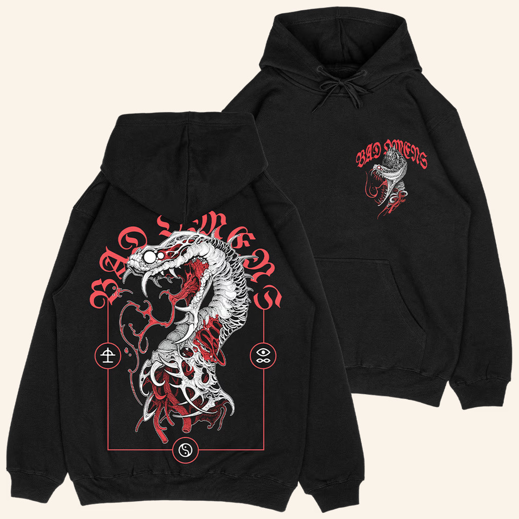 Bad Omens Merch Serpent Tongue Hoodie Gift Ideas For Music Lovers Bad Omens Merch Serpent Tongue Hoodie Gift Ideas For Music Lovers