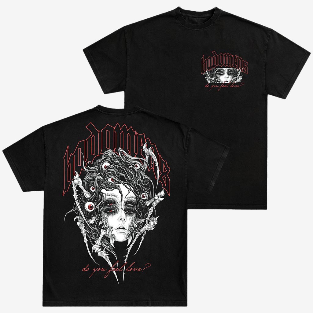 Bad Omens Merch Spider Lady T-Shirt Do You Feel Love Music Tee Gift For Bad Omens Fans