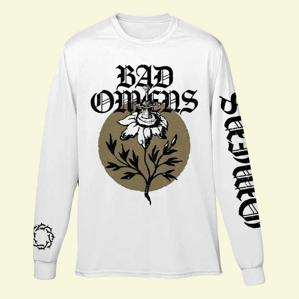 Bad Omens Merch Sunflower Long Sleeve T-Shirt Birthday Gifts For Brother Bad Omens Merch Sunflower Long Sleeve T-Shirt Birthday Gifts For Brother