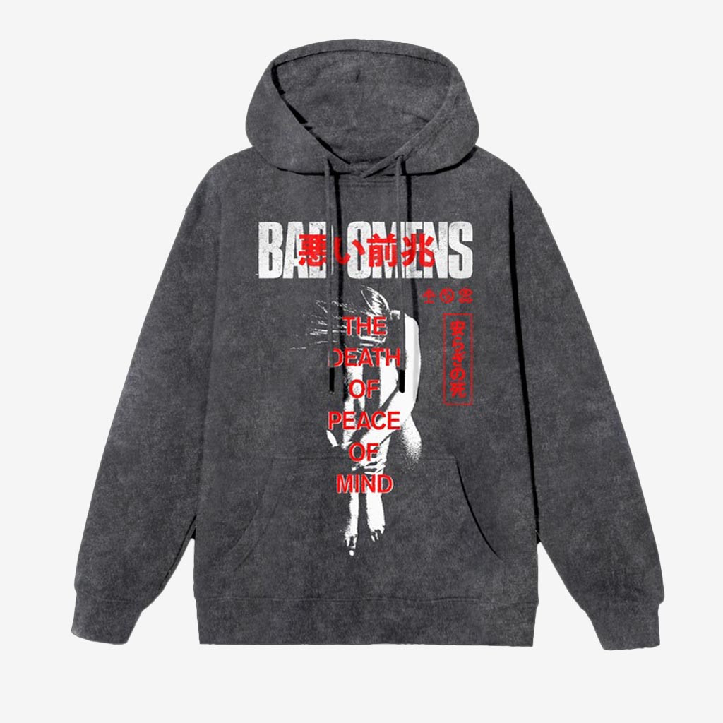 Bad Omens Merch Take Me First Hoodie The Death Of Peace Of Mind Album Hooded Sweatshirt