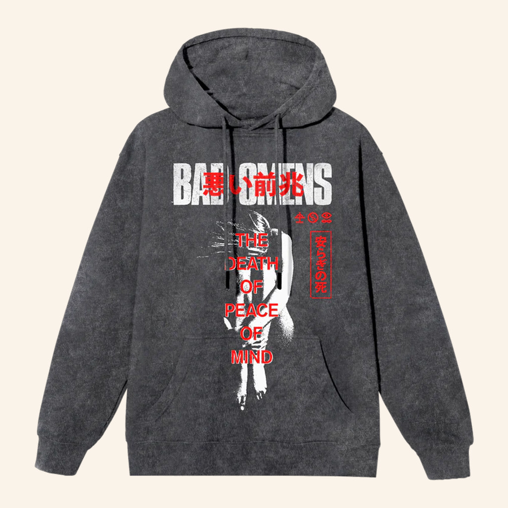 Bad Omens Merch Take Me First Hoodie The Death Of Peace Of Mind Hoodie Gifts For Fans