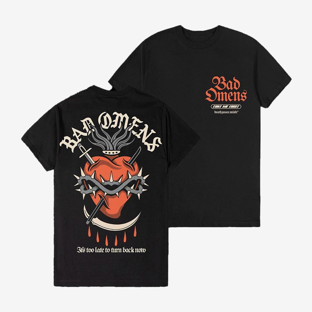 Bad Omens Merch The Death Of Peace Of Mind T-Shirt Bad Omens Clothes Fan Gift Ideas