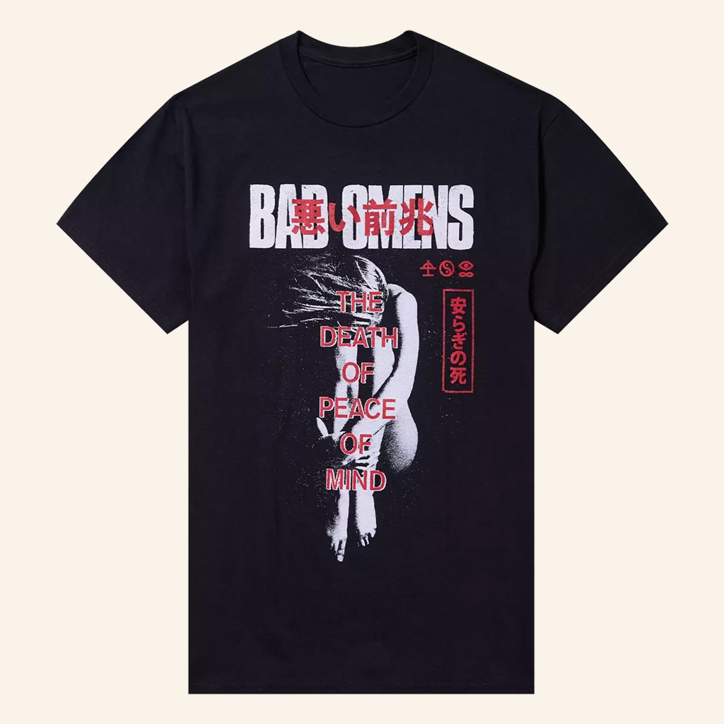 Bad Omens Merch The Death Of Peace Of Mind T-Shirt Cool Gifts For Music Lovers