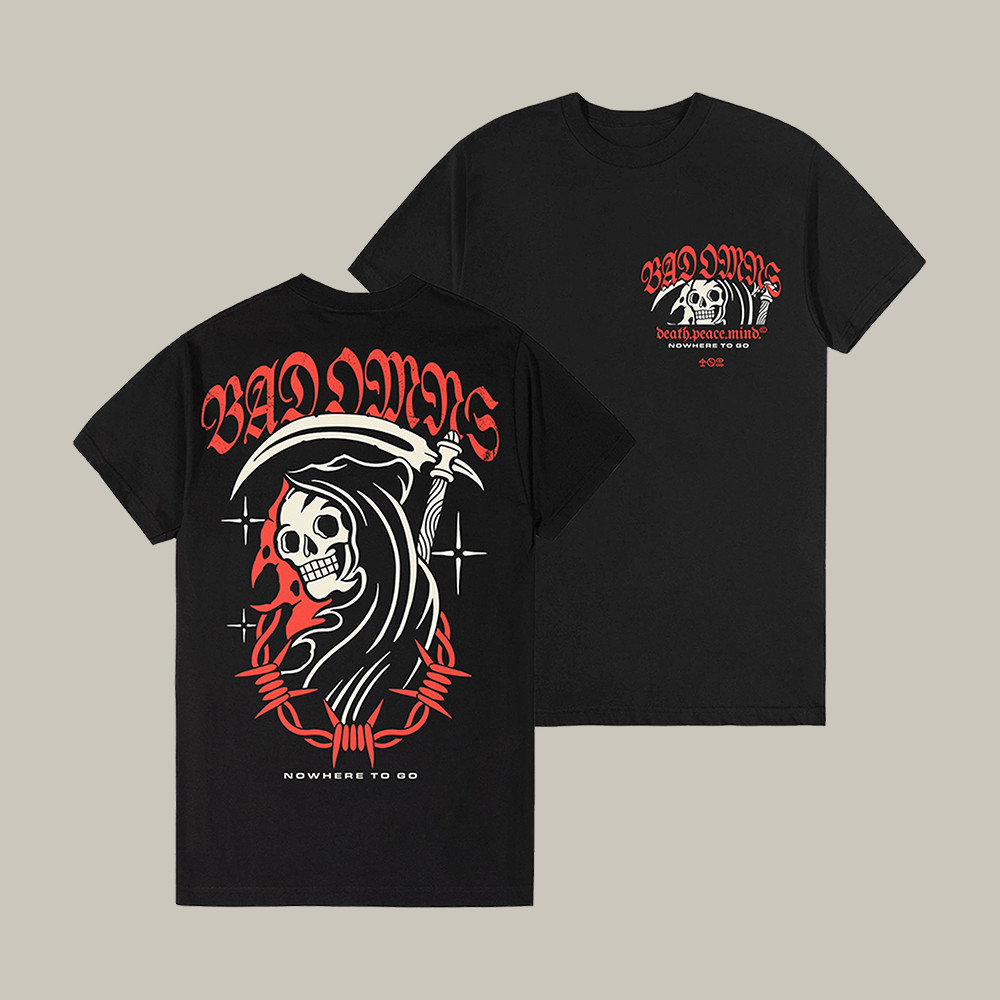 Bad Omens Nowhere To Go T-Shirt The Death Graphic Bad Omens Merch Music Lover Gift