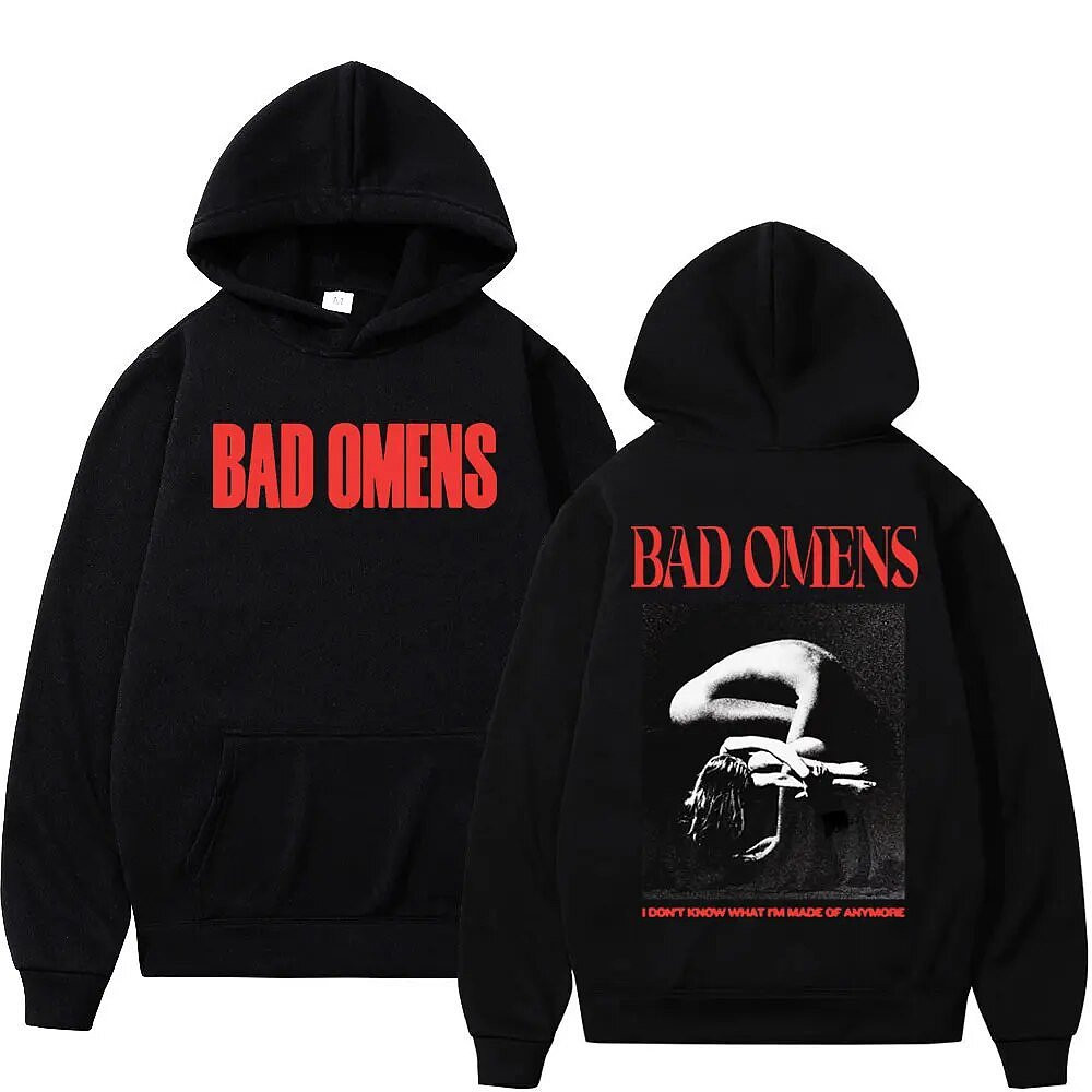 Bad Omens Rock Band Graphic Black Hoodie Best Gift For Fans