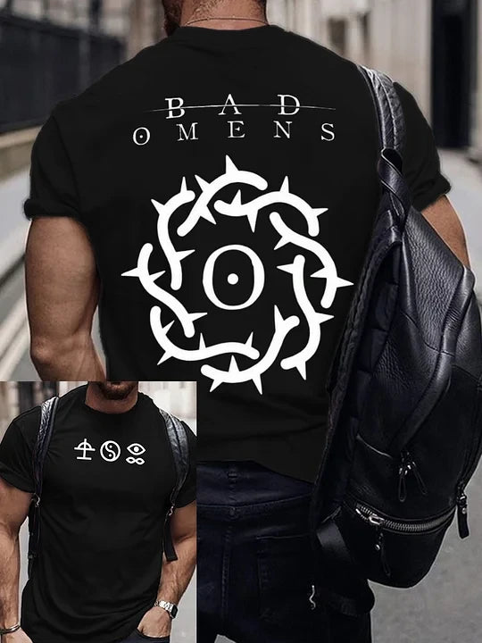 Bad Omens Shirt For Men Rock Band Inspired Art T-Shirt Gifts For Rock Fans Bad Omens Shirt For Men Rock Band Inspired Art T-Shirt Gifts For Rock Fans
