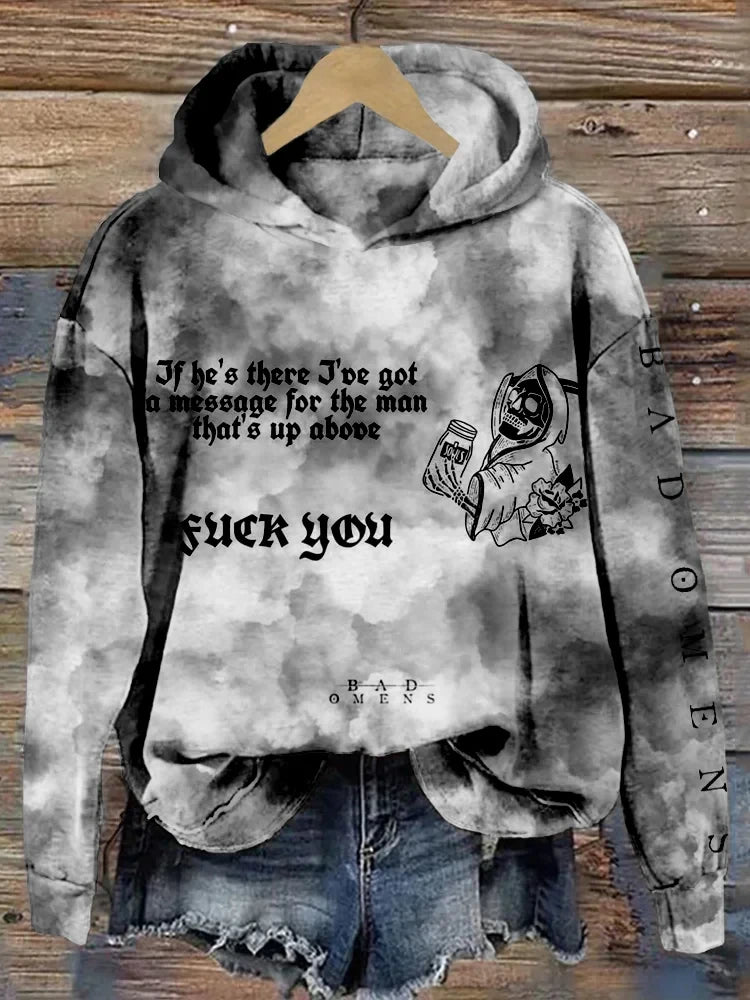 Bad Omens Tie Dye Hoodie For Women's Bad Omens Merchandise Gifts For Rock Fan Bad Omens Tie Dye Hoodie For Women's Bad Omens Merchandise Gifts For Rock Fan