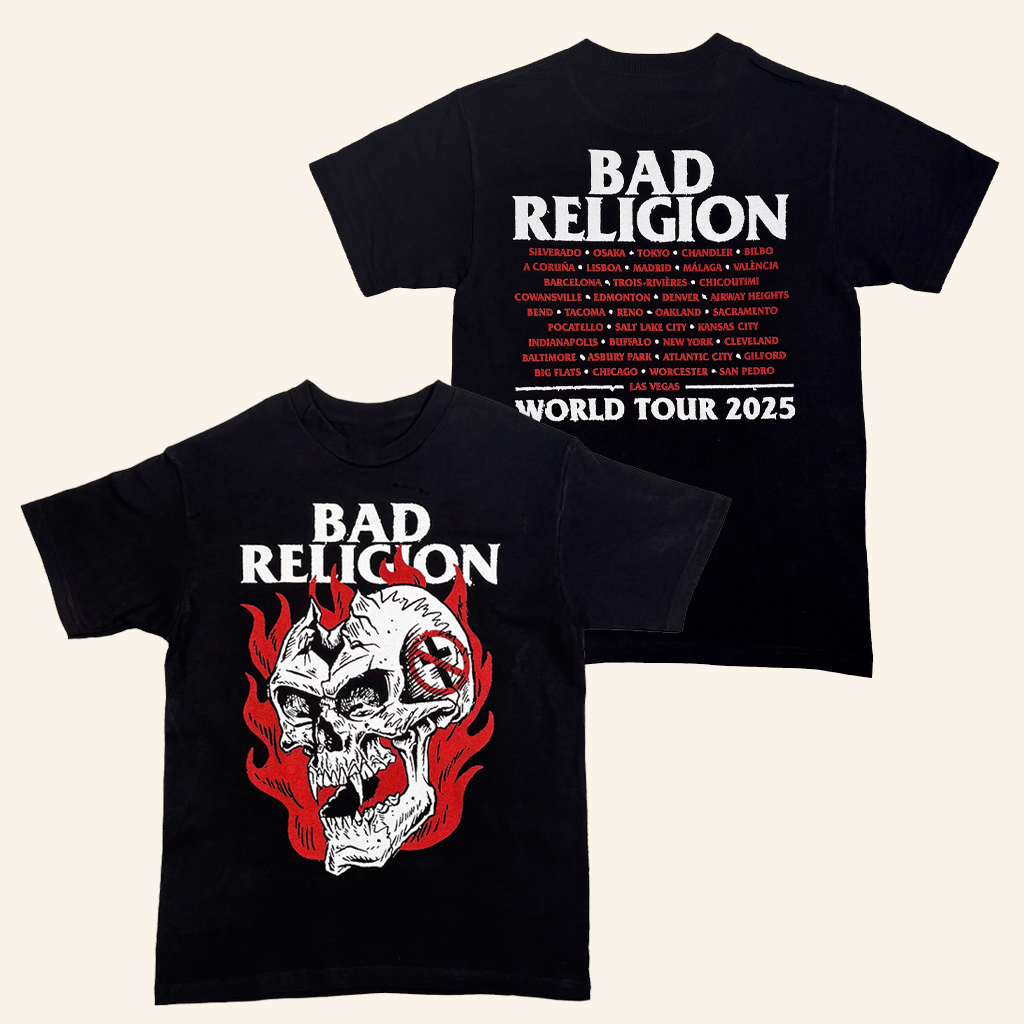 Bad Religion Merch Bad Religion Headwound 2025 Tour T-Shirt Gifts For Father Bad Religion Merch Bad Religion Headwound 2025 Tour T-Shirt Gifts For Father