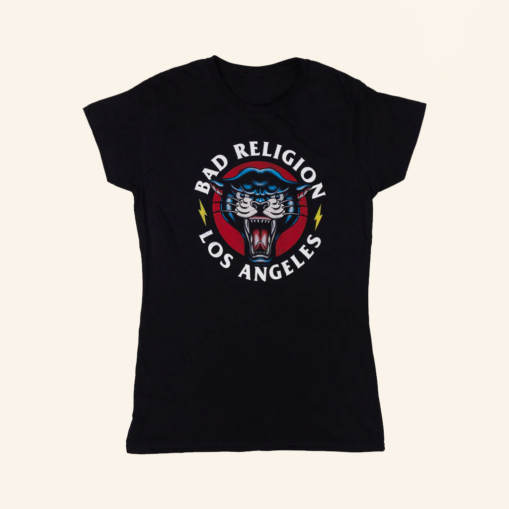 Bad Religion Merch Bad Religion Lightning Cougar T-Shirt Best Gifts For Wife