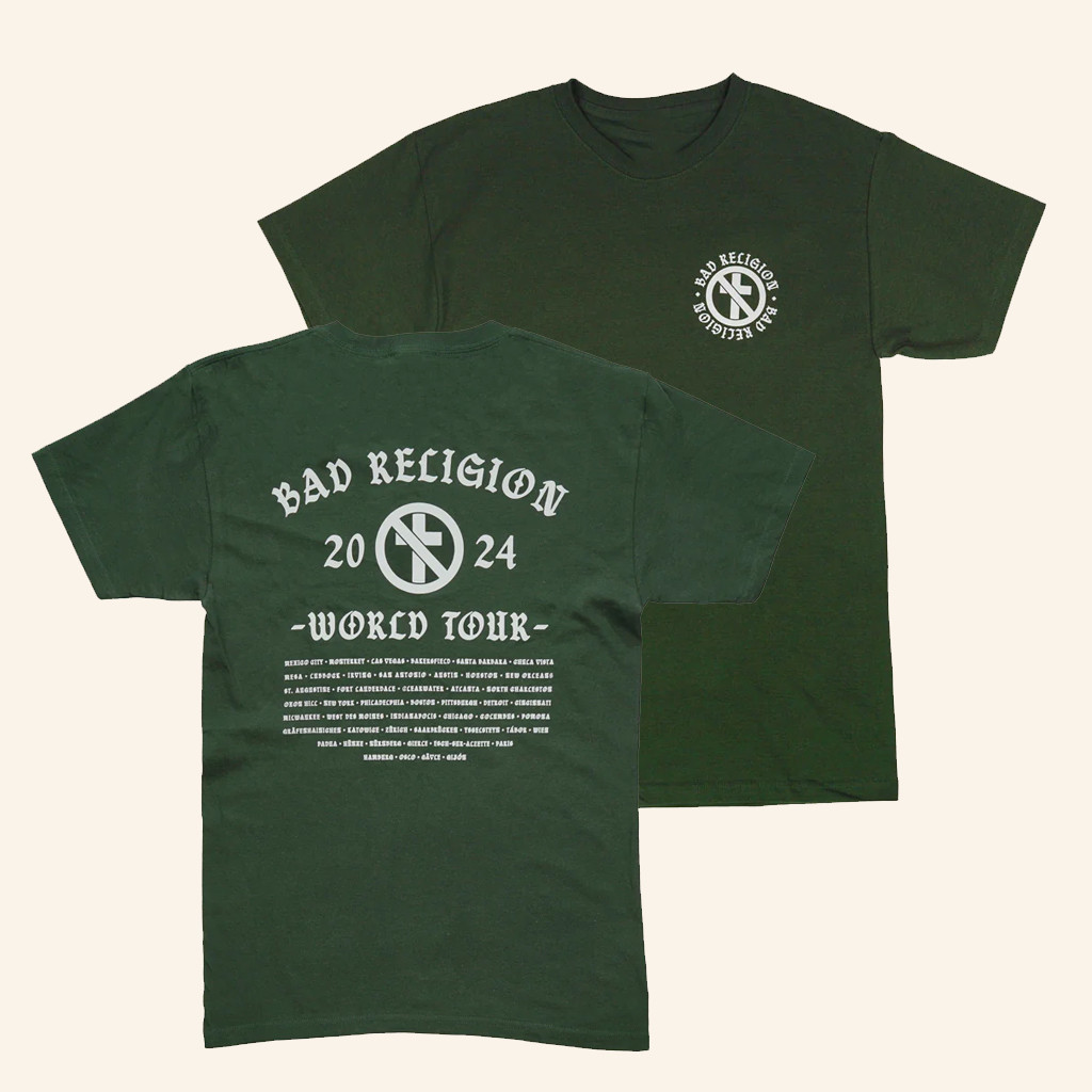 Bad Religion Merch Bad Religion Mean Streets Tour T-Shirt Best Gifts For Rock Band Fans