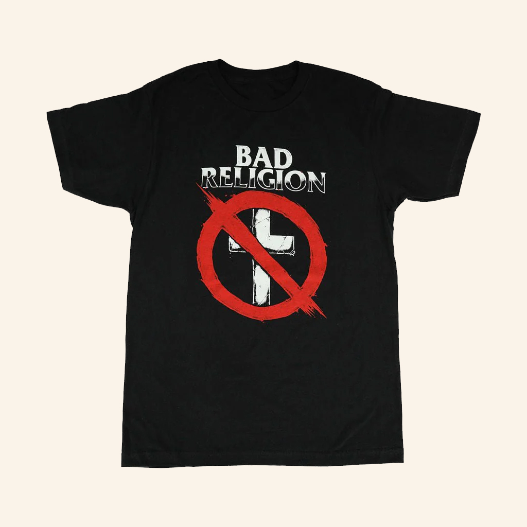 Bad Religion Merch Bad Religion Stippled Buster T-Shirt Gifts For Dad Bad Religion Merch Bad Religion Stippled Buster T-Shirt Gifts For Dad