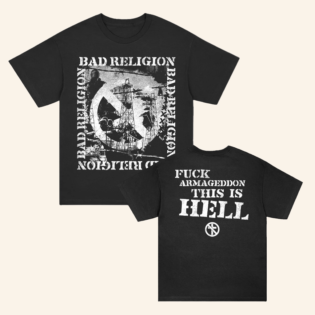 Bad Religion Merch This Is Hell Black T-Shirt Gift Ideas For Rock Fans Bad Religion Merch This Is Hell Black T-Shirt Gift Ideas For Rock Fans